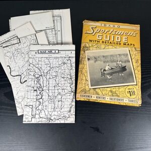 Idaho Sportsmen's Guide With Detailed Maps EDW. W. Pulver‎ & Son